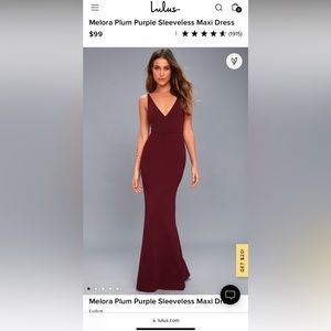 Lulus Melora Plum Purple Maxi Dress